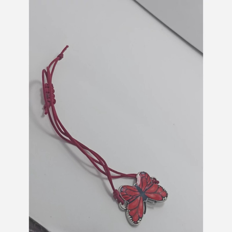 دستبند دخترانه مدل پروانه